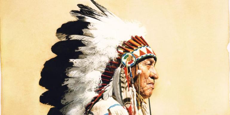 Cheyenne chief portrait